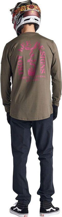 Troy Lee Designs Ruckus Ride Green Long Sleeve T-Shirt 3/7