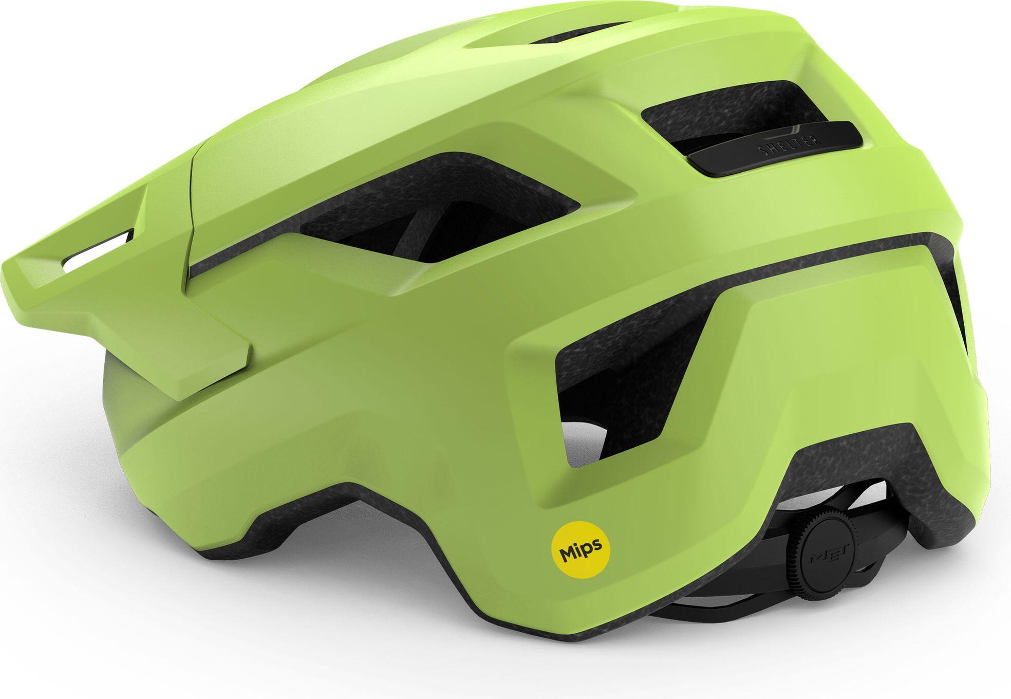 Casque VTT MET Shelter Mips Vert Lime 4/4