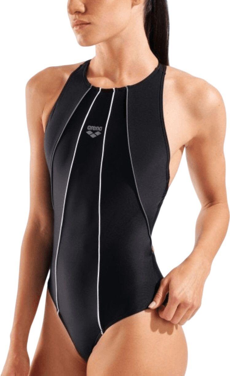 Maillot de Bain Arena Merydian Noir/Vert/Blanc Femme 3/7