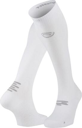 Chaussettes BV Sport Run Marathon compression Blanc/Gris