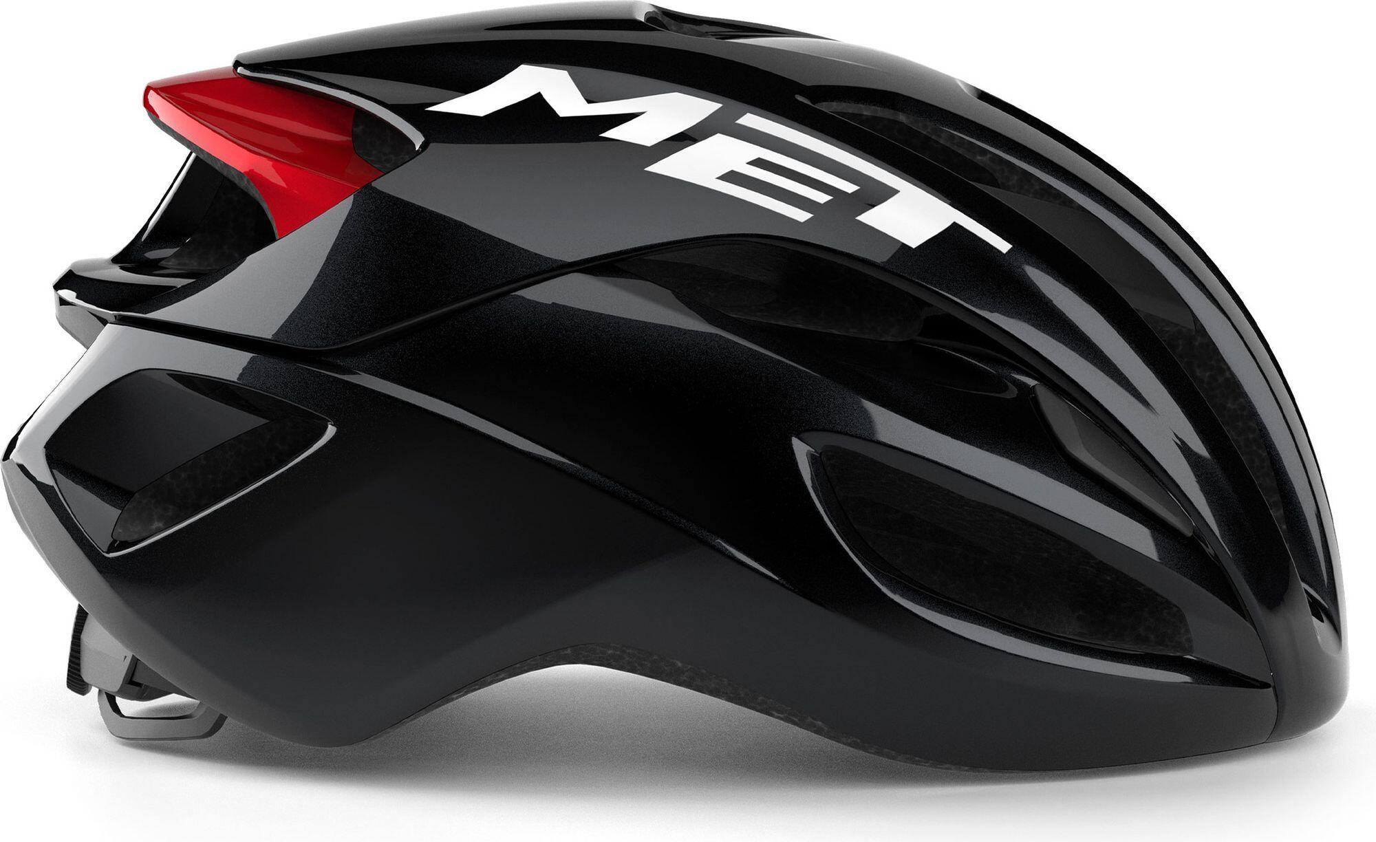 MET Rivale Mips Road Helm Zwart/Rood 4/7