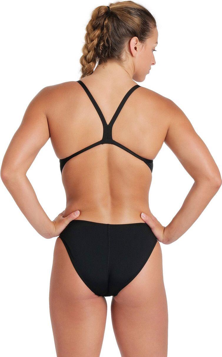 Einteiliger Badeanzug für Frauen von Arena Team Challenge Back Solid Schwarz 2/7