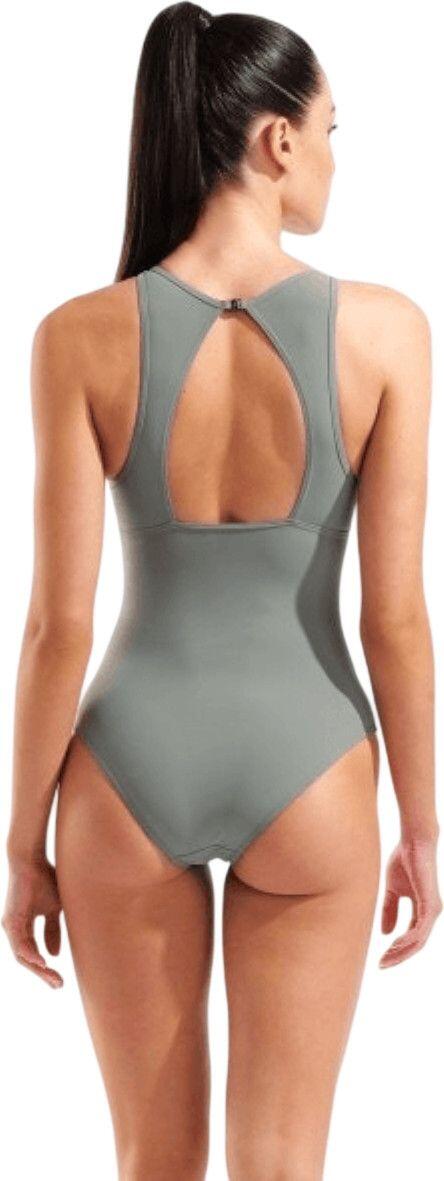 Maillot de Bain Arena Mesh Angle Vert Femme 2/7