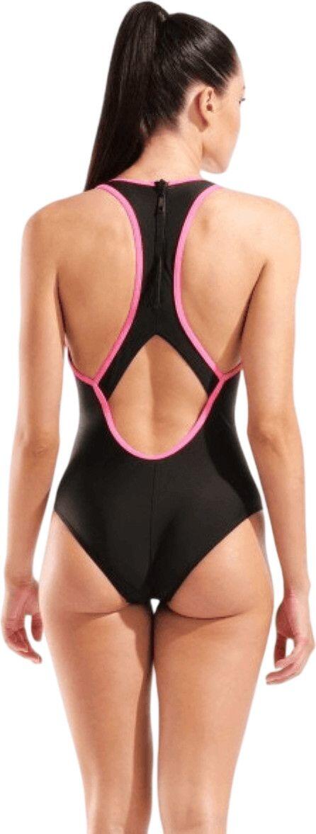 Arena Y-Line zwempak zwart/roze voor dames 2/5