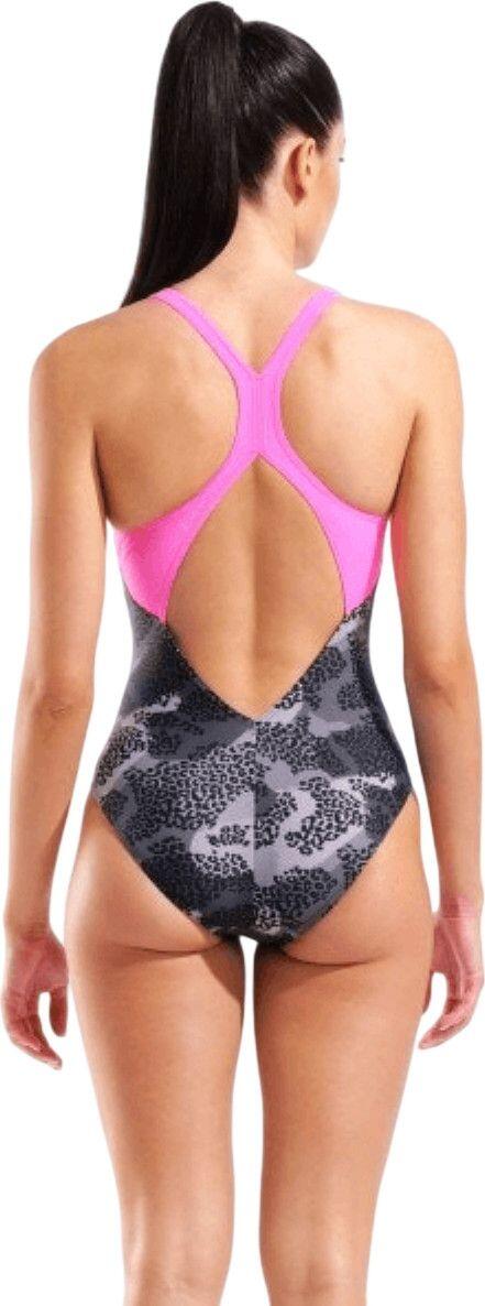 Bañador Arena Camo Negro/Rosa Mujer 2/5