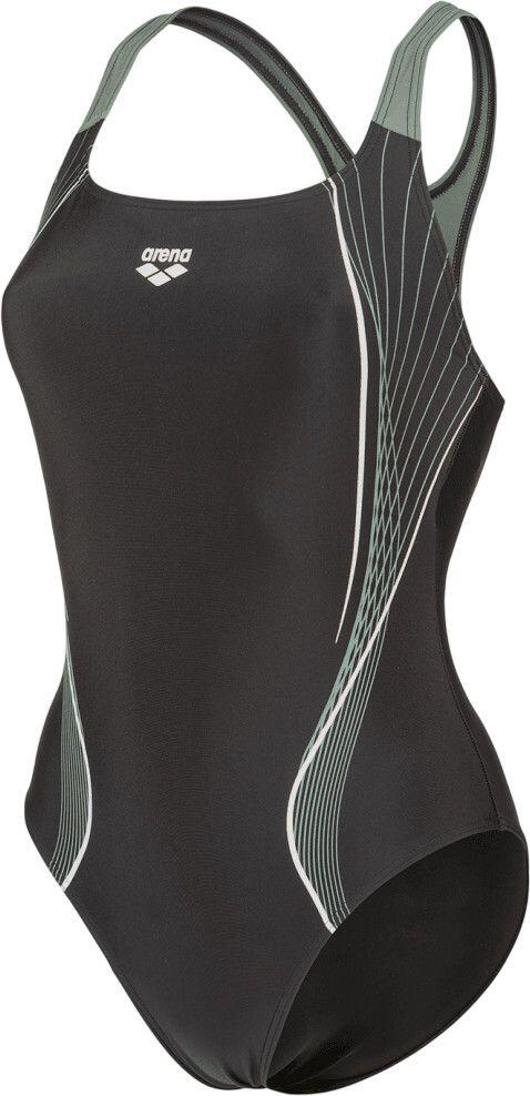 Arena Control Pro Back Badeanzug Schwarz/Grün Damen 5/7