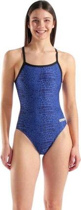Maillot de Bain 1 Pièce Arena SnakeSkin Femme Bleu