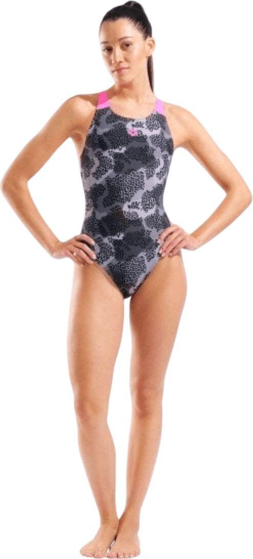 Bañador Arena Camo Negro/Rosa Mujer 5/5