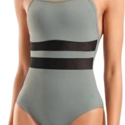 Arena Mesh Equals Green Women's Swimsuit