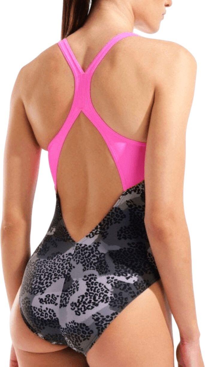 Bañador Arena Camo Negro/Rosa Mujer 4/5