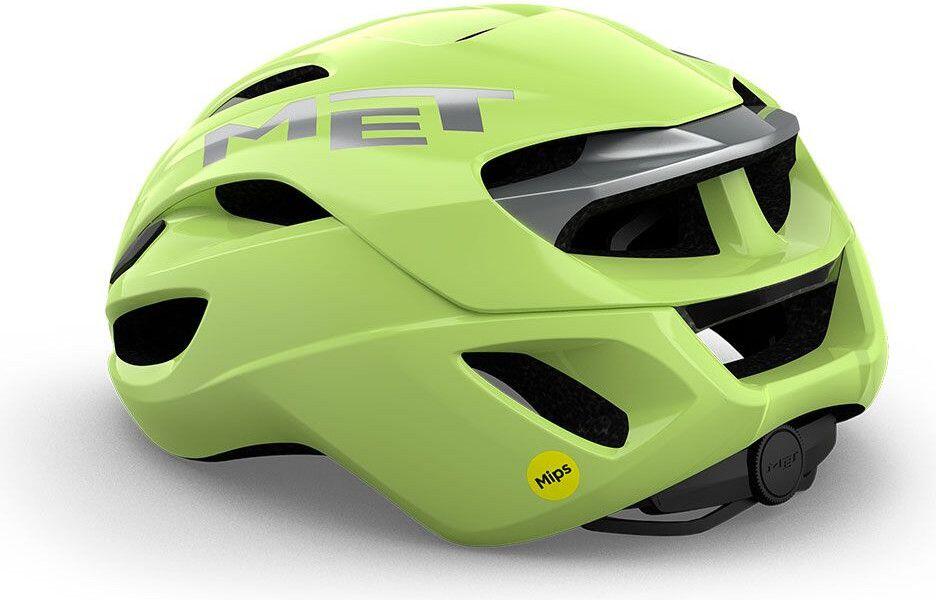 Casque Route MET Rivale Mips Vert Lime 3/4