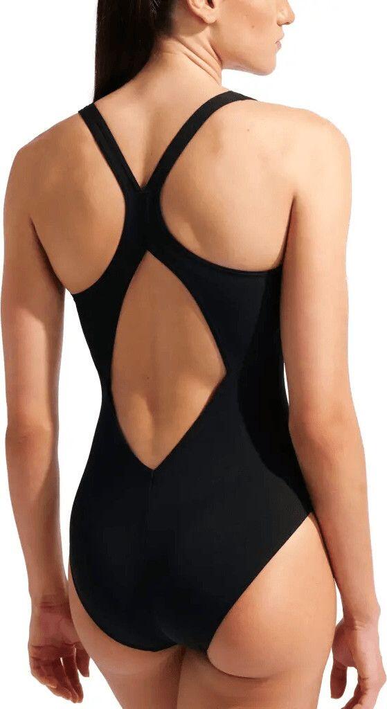 Bañador Arena Graphic V Back Negro/Blanco Mujer 4/5