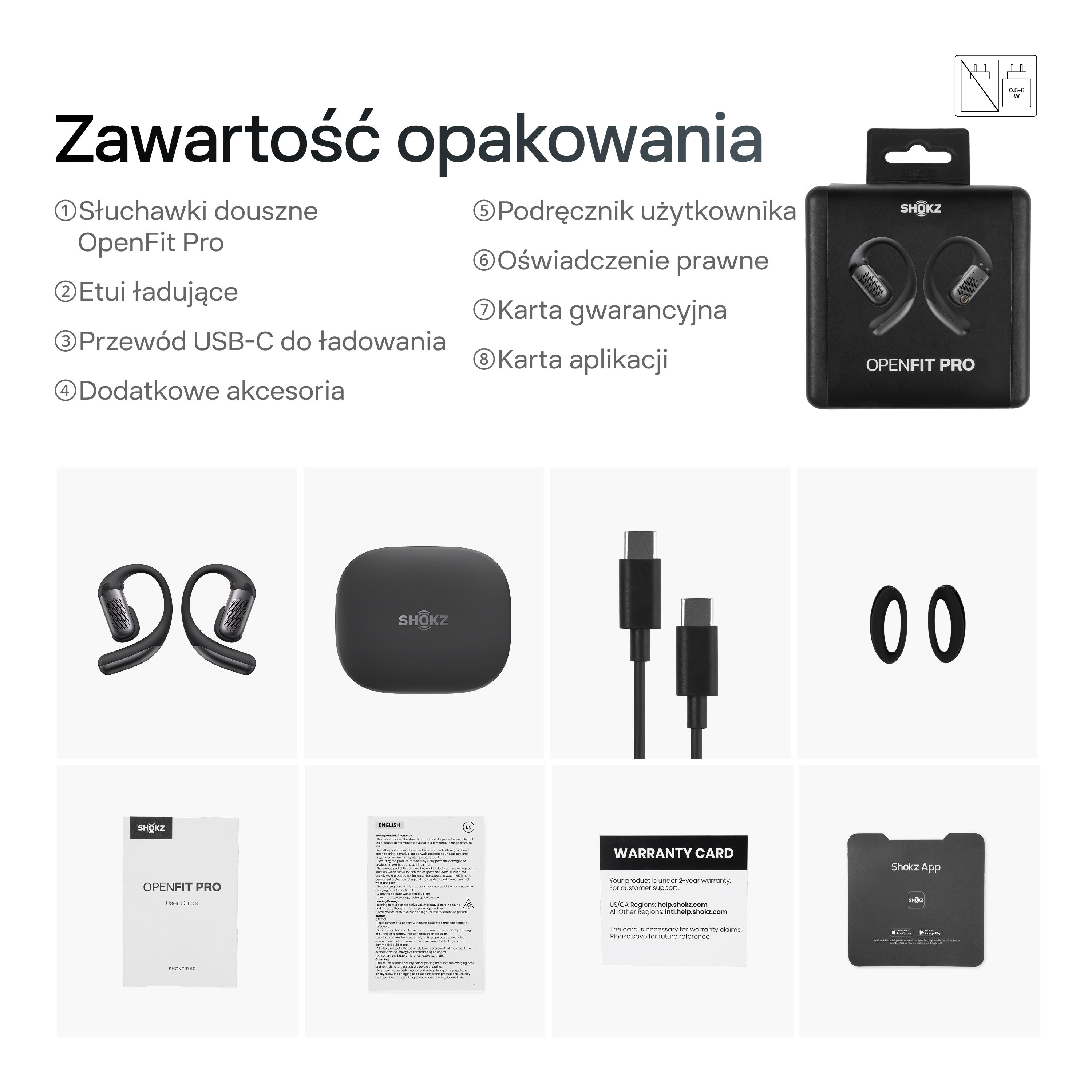 Słuchawki Open-Ear True Wireless OpenFit Pro | Dolby Atmos | Redukcja hałasu 7/7