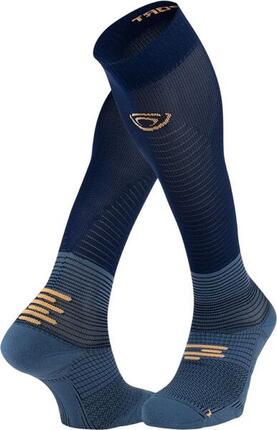 Chaussettes BV Sport Run Marathon compression Bleu