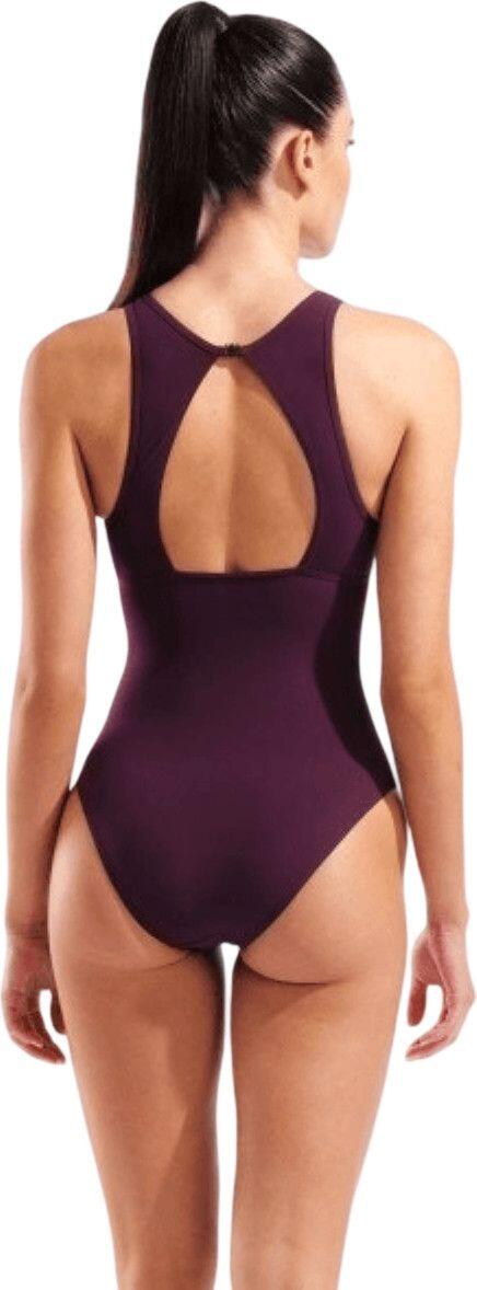 Costume da bagno Arena Mesh Angle Bordeaux Donna 2/7