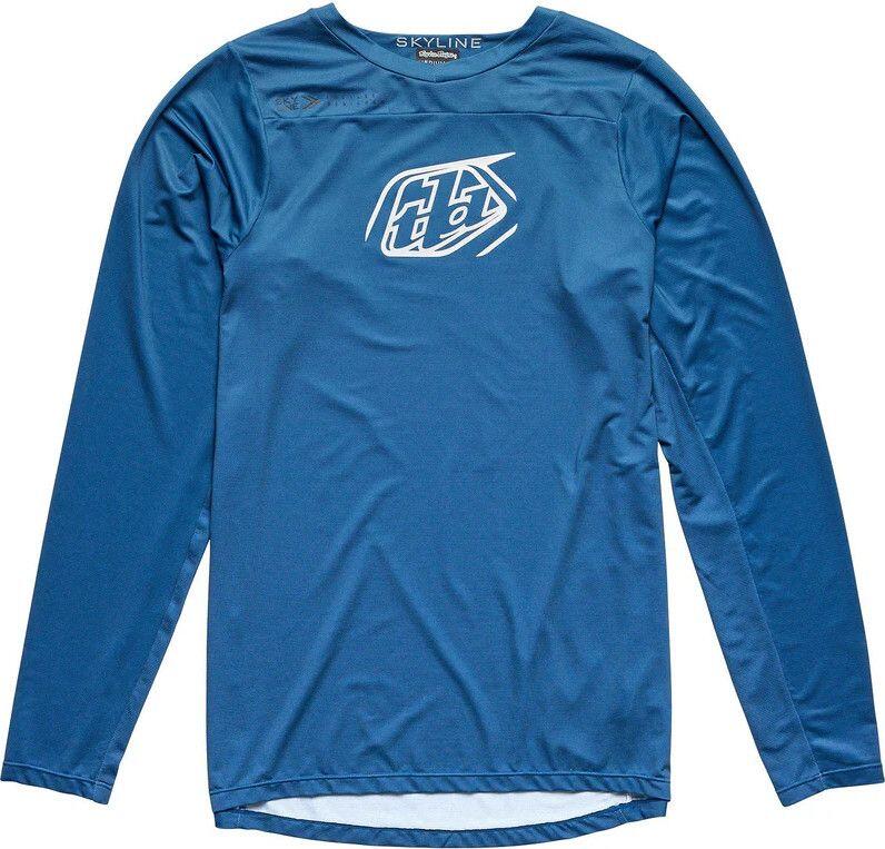 Troy Lee Designs Skyline Iconic Blue Long Sleeve Jersey 2/5