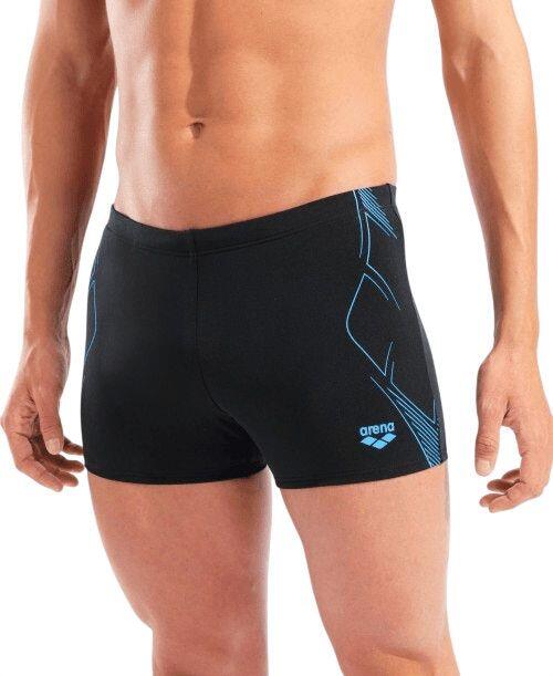 Costume da bagno Arena Graphic Nero/Turchese Uomo 3/5