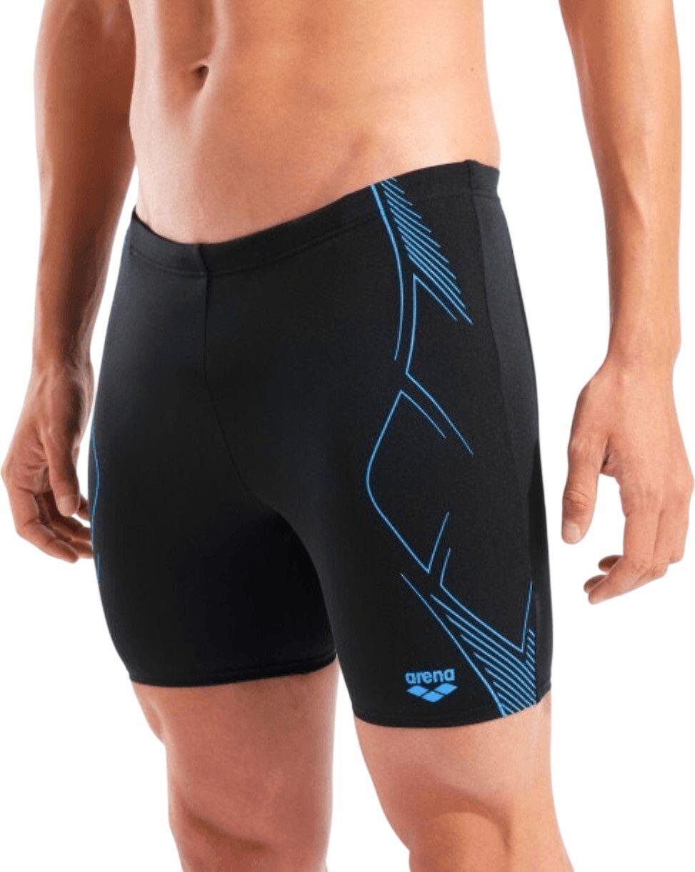 Mid Jammer Arena Graphic Zwart/Turquoise Heren 3/7