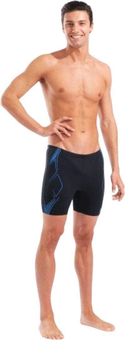Mid Jammer Arena Graphic Zwart/Turquoise Heren 5/7