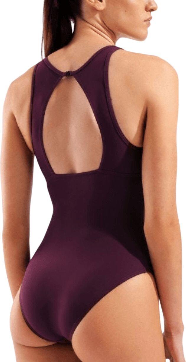 Costume da bagno Arena Mesh Angle Bordeaux Donna 4/7