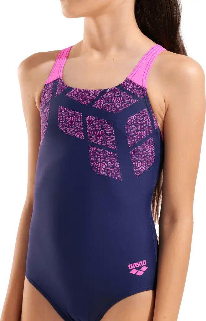 Fato de banho Arena Kikko azul/rosa para menina 3/7