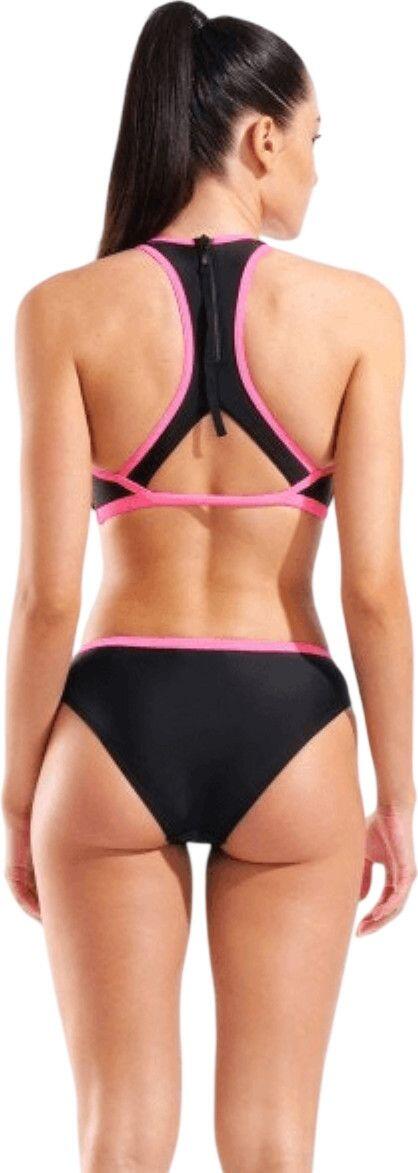 Costume da bagno Arena Y-Line Nero/Rosa Donna 2/5