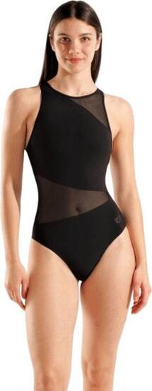 Maillot de Bain Arena Mesh Angle Noir Femme