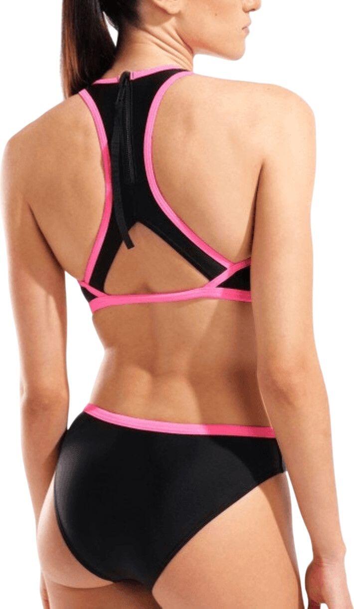 Costume da bagno Arena Y-Line Nero/Rosa Donna 4/5