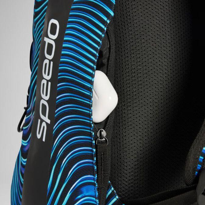 Mochila Speedo Team 35L Estampada Azul 5/5