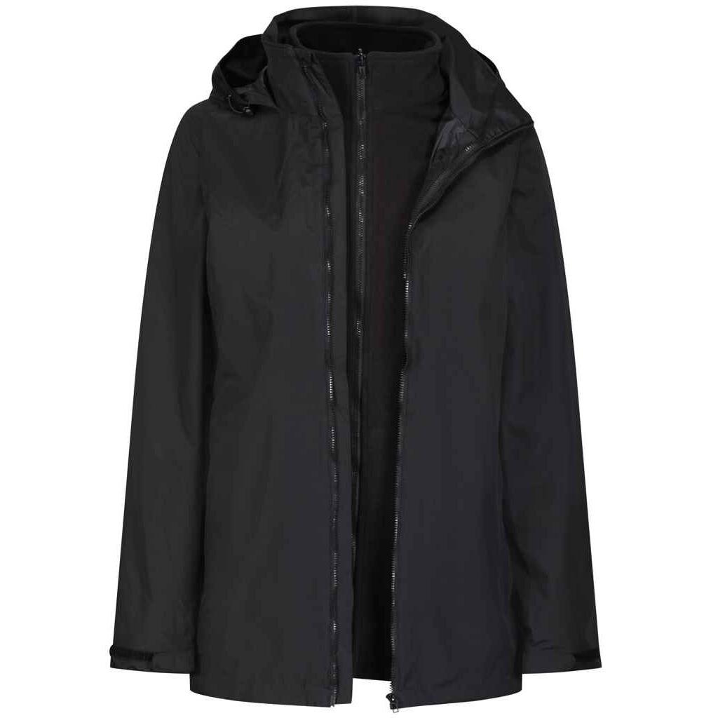 Womens/Ladies Classic Waterproof Padded Jacket (Black) 1/5