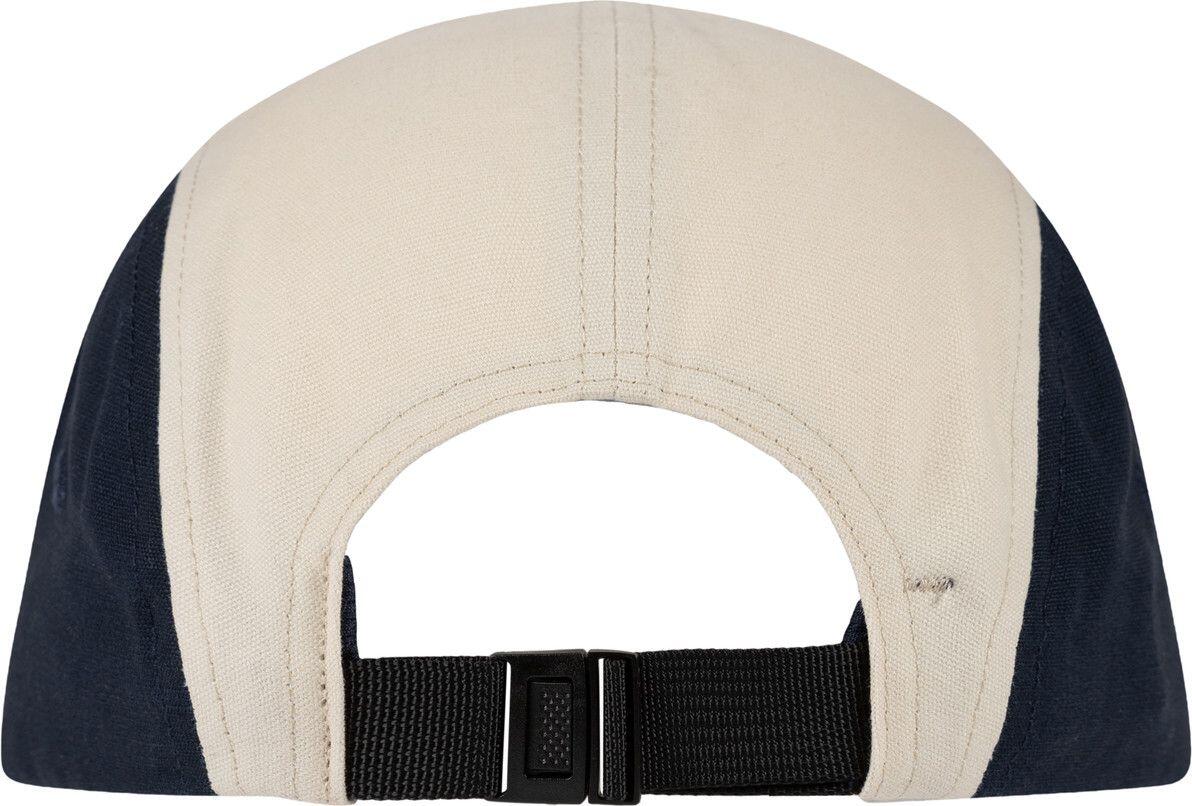 Buff 5-panel pet Venture beige/donkerblauw 2/5