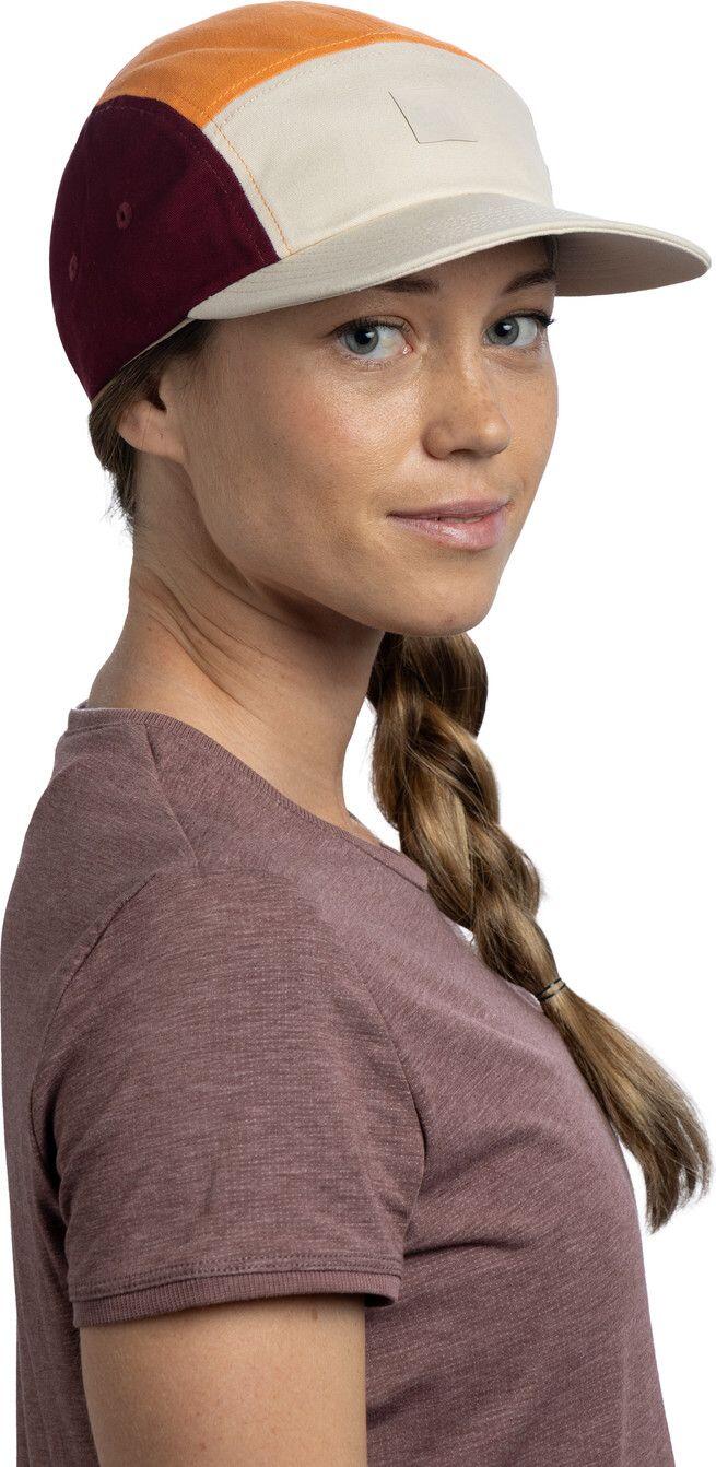 Buff 5-panel pet Venture beige/oranje 3/7