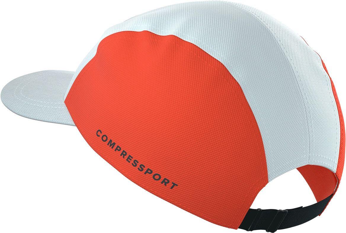 Casquette Compressport 5 Panel Blanc/Orange 3/6