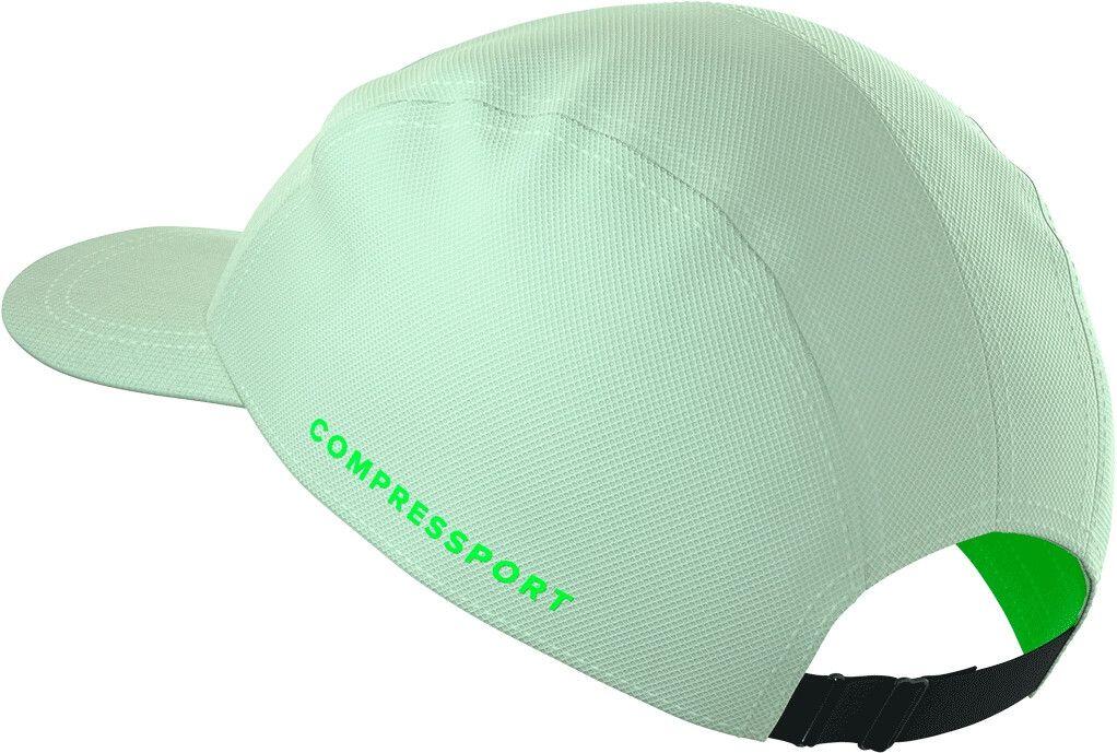 Boné Compressport de 5 painéis verde 3/5