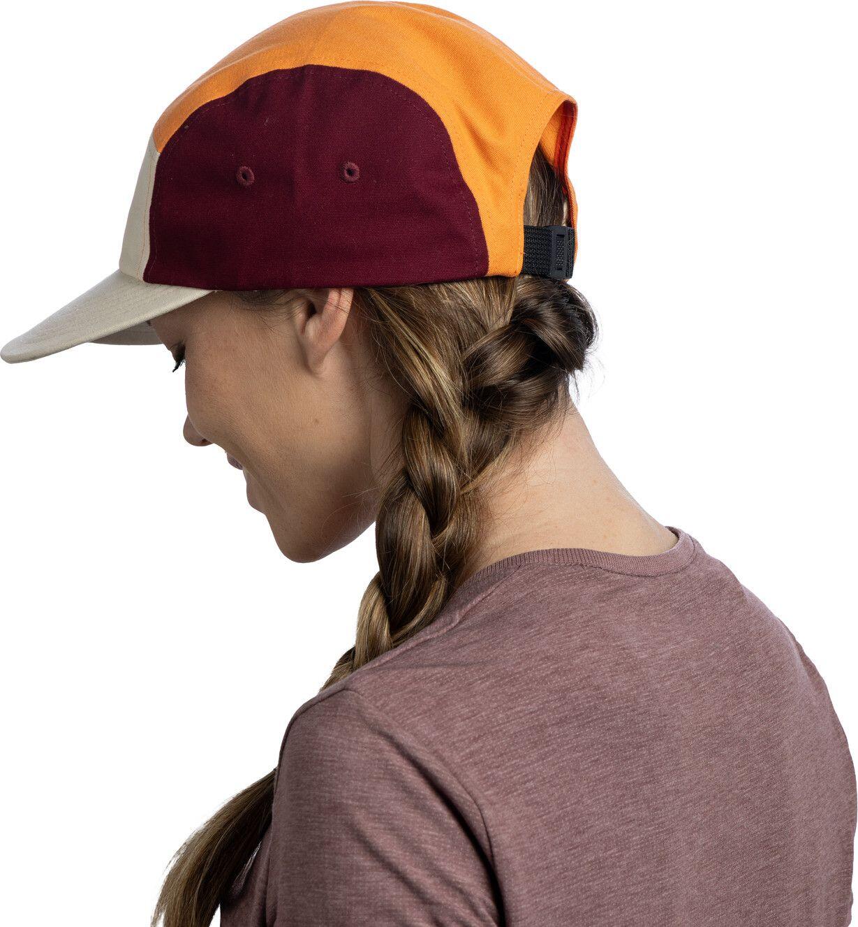 Buff 5-panel pet Venture beige/oranje 4/7
