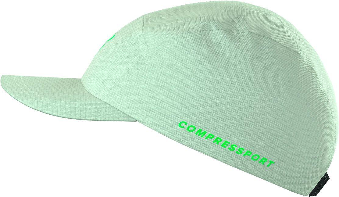 Boné Compressport de 5 painéis verde 2/5