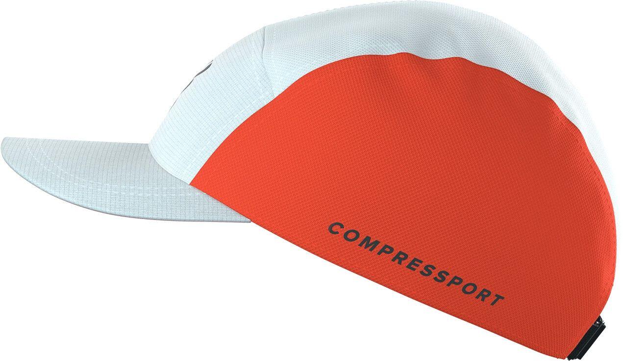 Casquette Compressport 5 Panel Blanc/Orange 2/6
