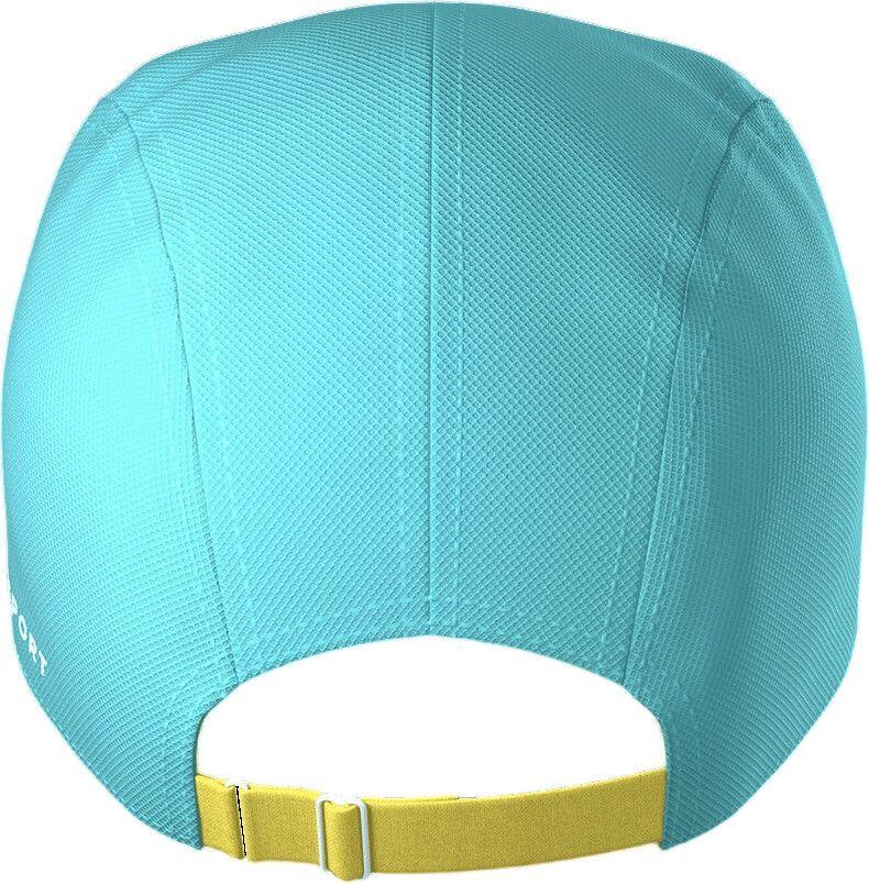 Gorra Compressport de 5 paneles, amarilla y azul 4/4