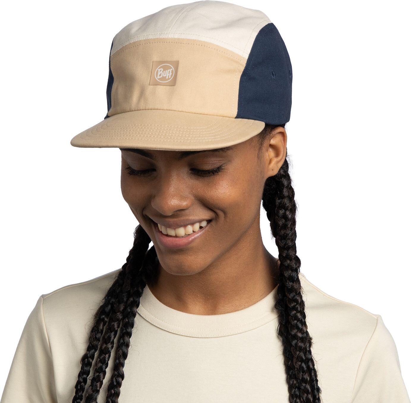 Buff 5-panel pet Venture beige/donkerblauw 4/5