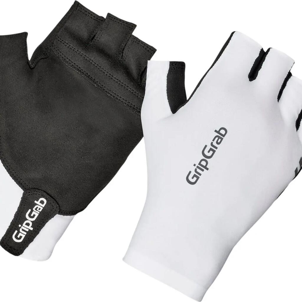 GripGrab Faststream Aero Short Gloves - White