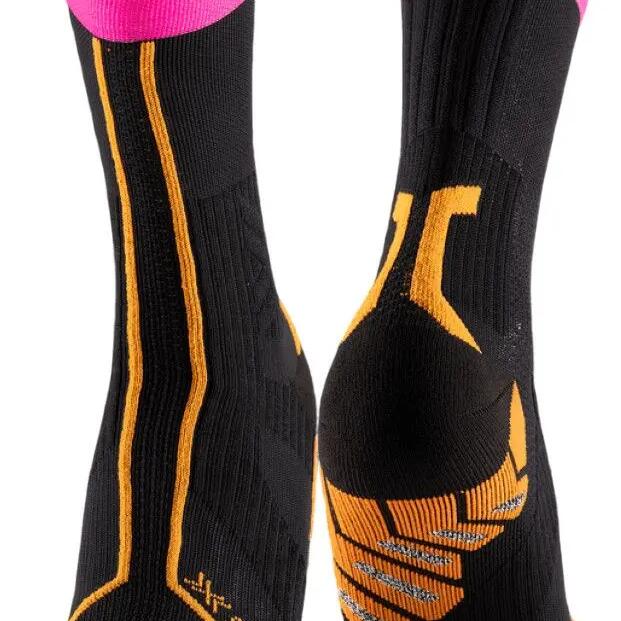 X-Socks Trailrun Terraskin Expert Crew Socks Black/Pink