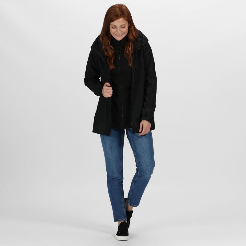 Chaqueta Impermeable Classic para Mujer Negro