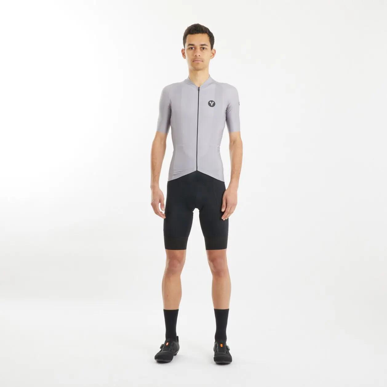 LeBram Galibier Kurzarmtrikot Grau Grège 5/5