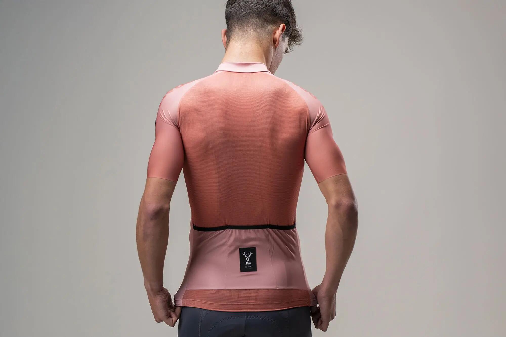 Maillot Manches Courtes LeBram Glières Rose Terracotta 5/7