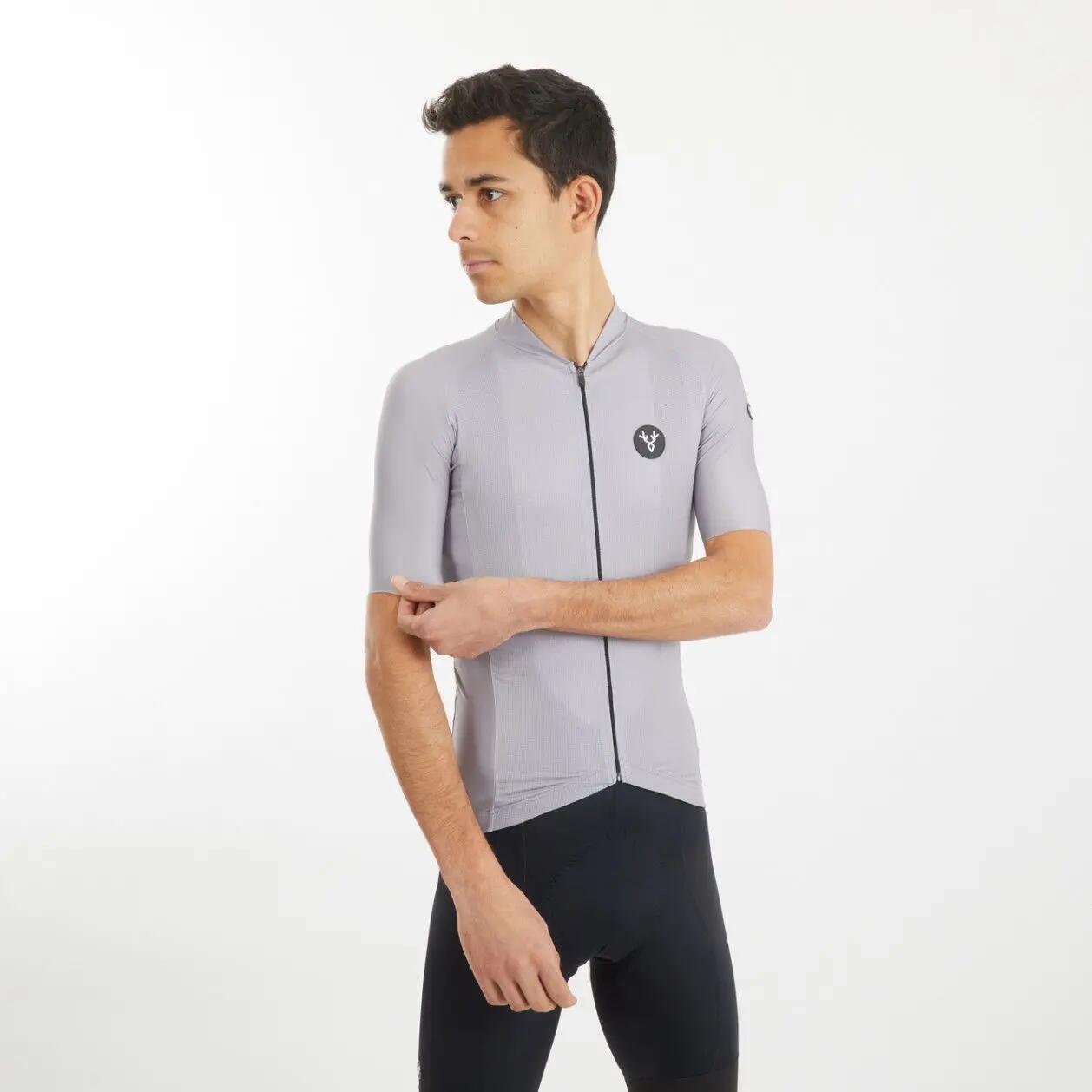 LeBram Galibier Kurzarmtrikot Grau Grège 4/5