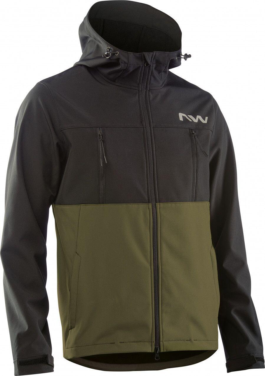 Veste Northwave Easy Out Softshell Vert/Noir 1/3