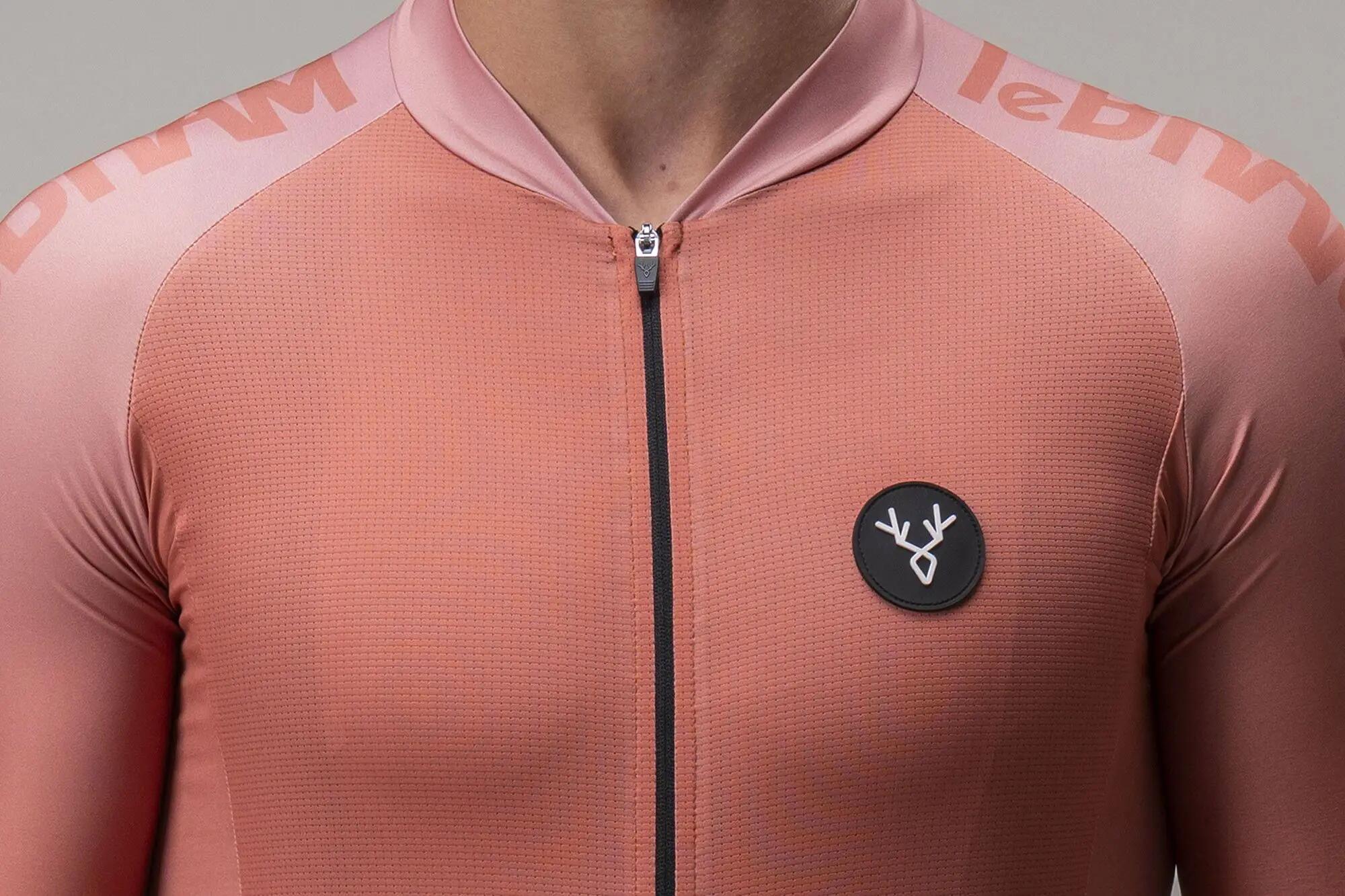 Maillot Manches Courtes LeBram Glières Rose Terracotta 4/7