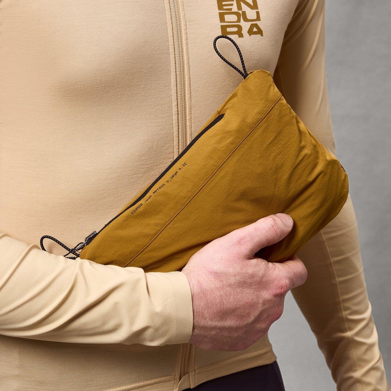 Chaqueta de manga larga Endura Alltrack Ride Bronze para hombre 4/4