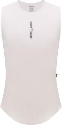 Maglia senza maniche Santini Delta bianca da uomo