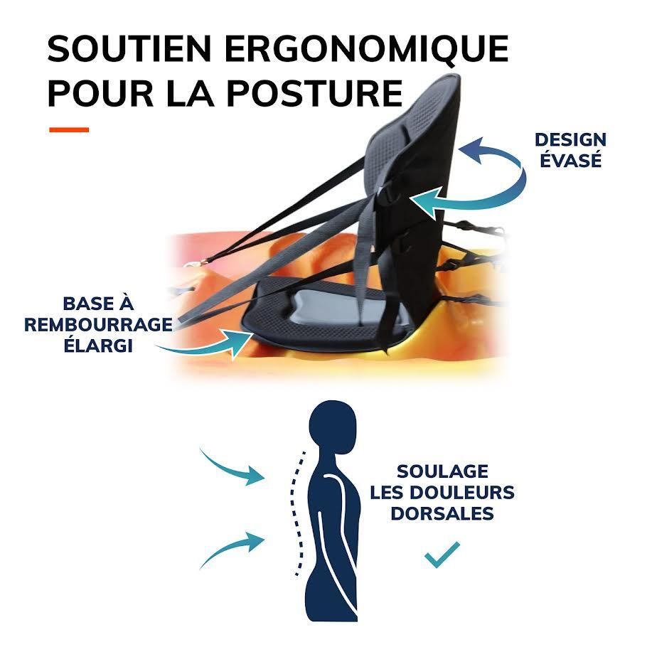 Pack Conversão Kayak: Pagaia Dual Tech 2-em-1 + Assento Ergonómico WOW 3/7